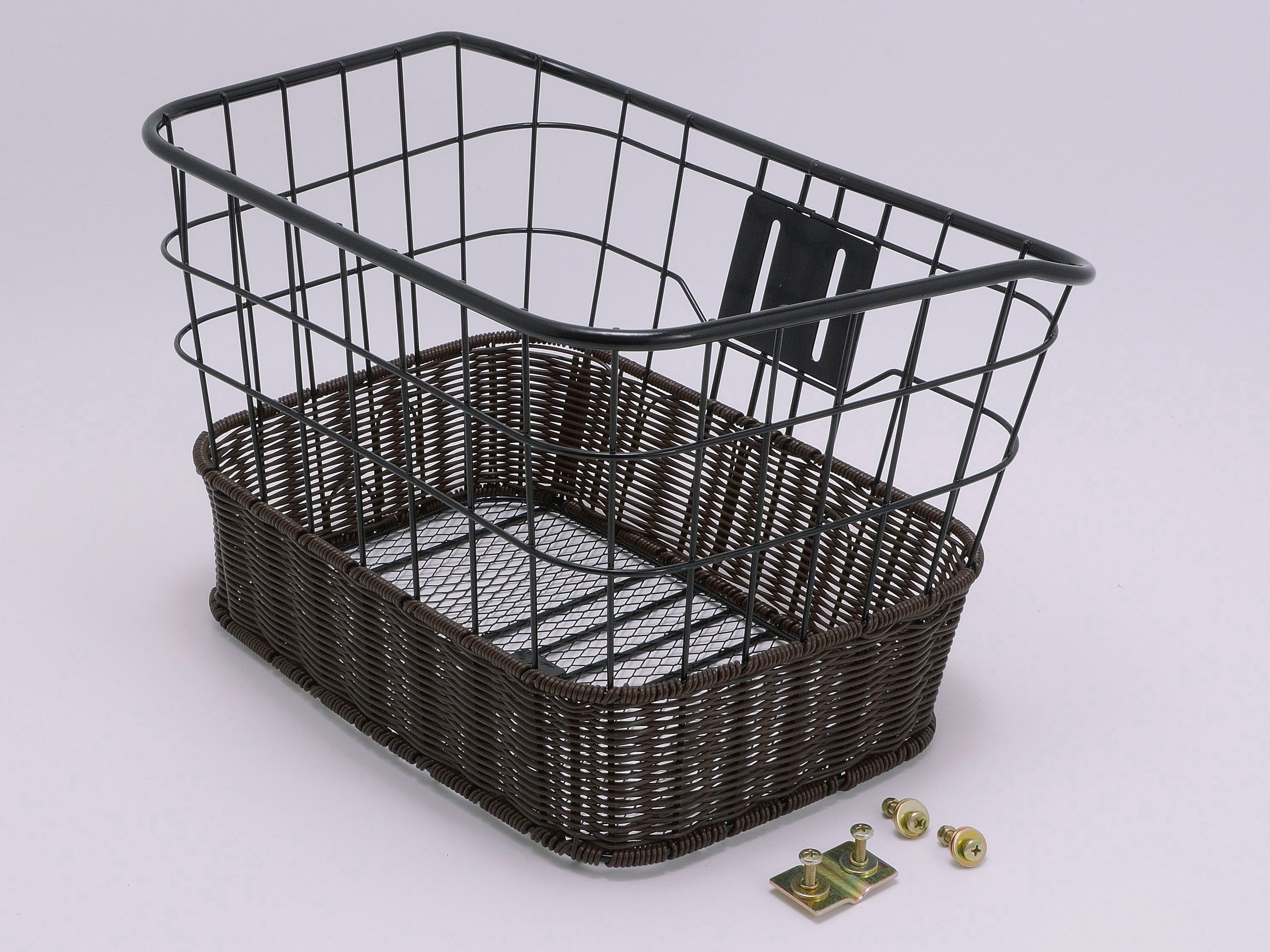 ワイヤー&籐風前カゴ ｜パーツ・用品・自転車商品｜㈱サギサカ