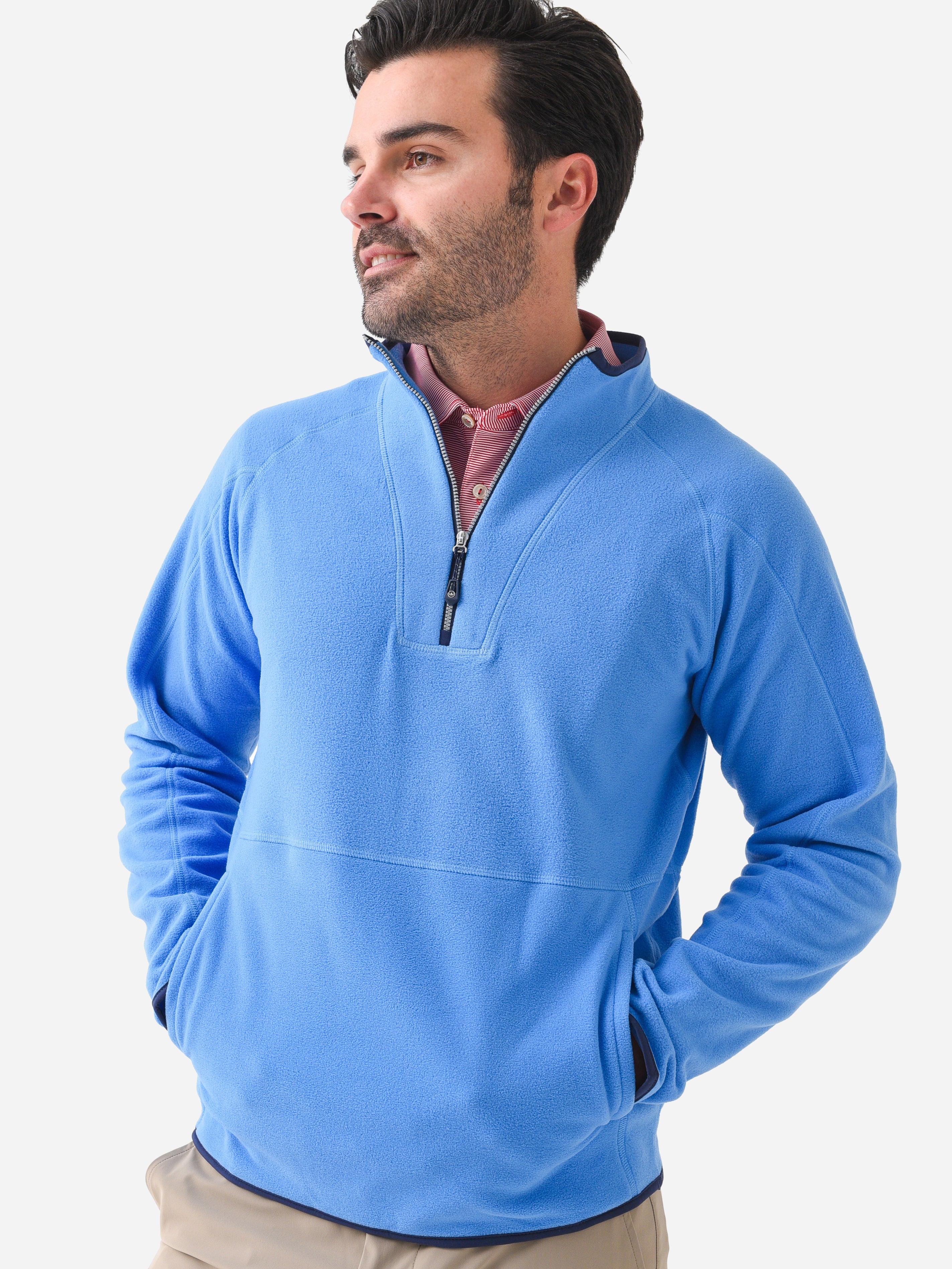 Peter Millar Crown Sport Men's Thermal Flow Microfleece Half-Zip
