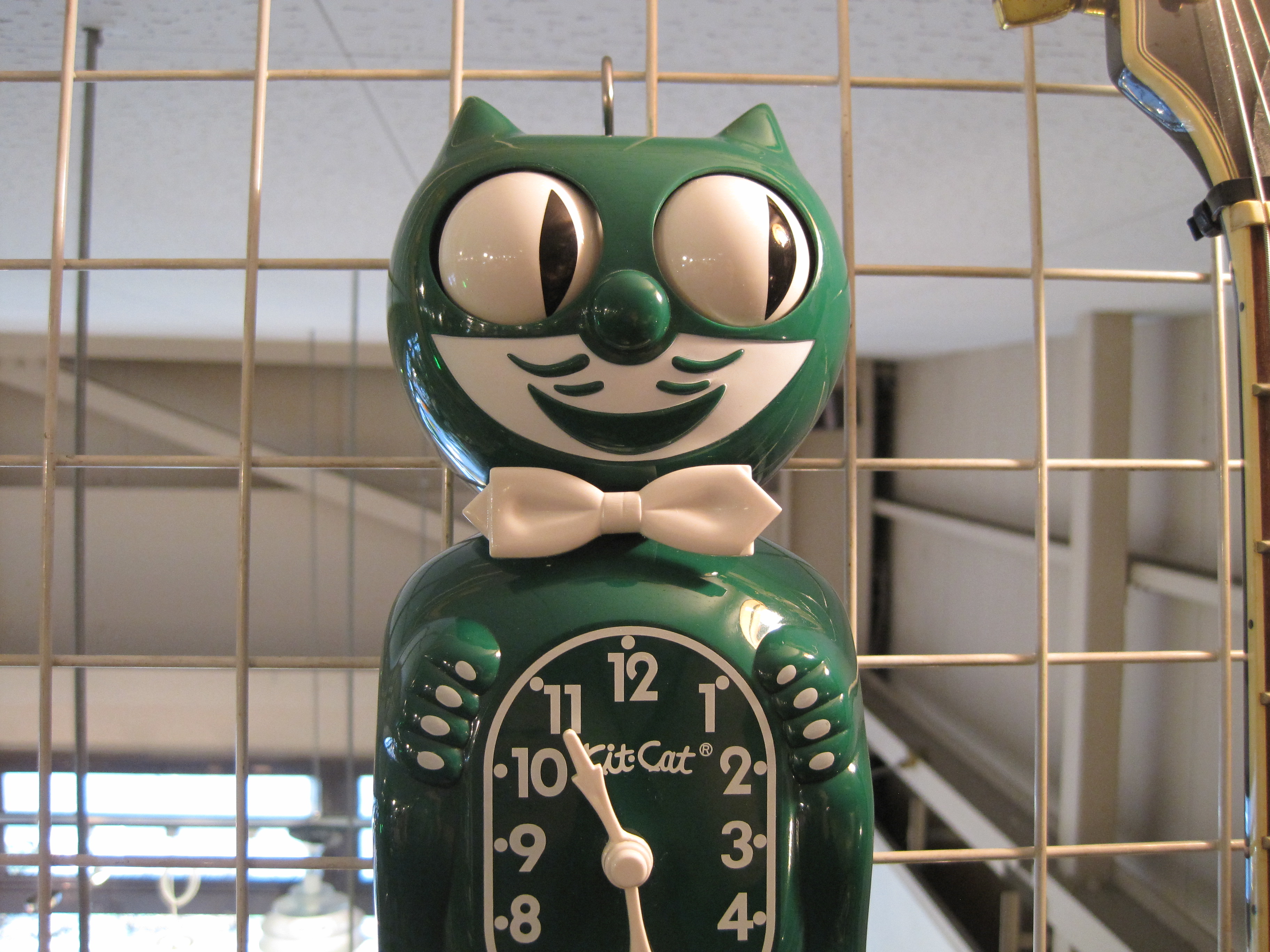 Kit Cat Clock(キットキャットクロック ) 猫 時計 「グリーン」買取