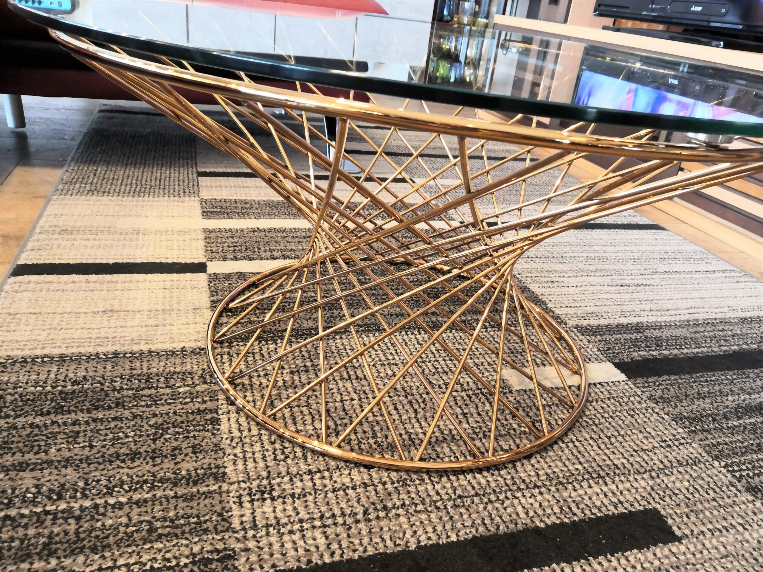 中古】フランフラン Francfranc マーリア クリア×ゴールド 80