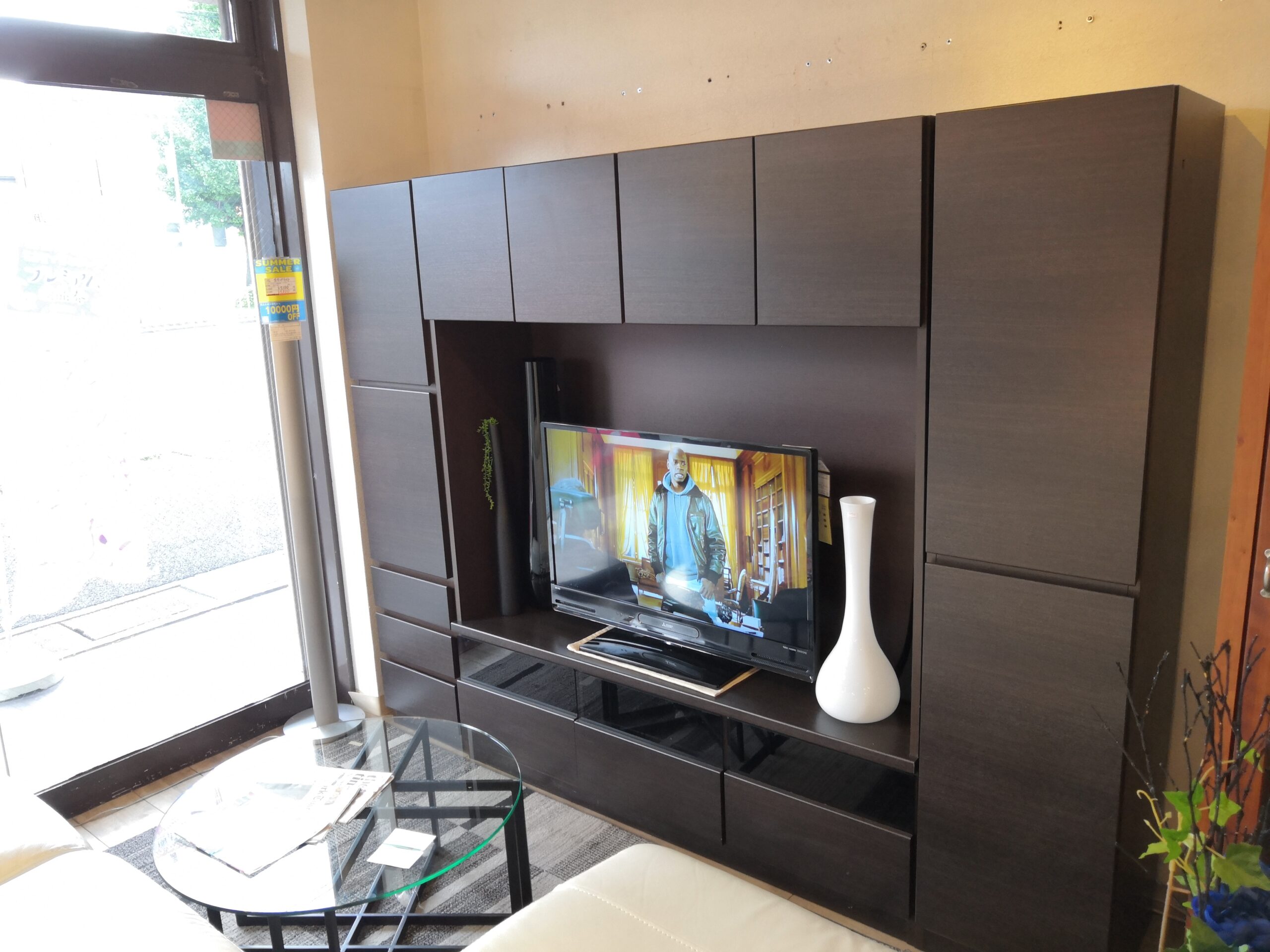 中古】NITORI ニトリ 幅230cm 壁面ユニット TVボード Nウォーレン