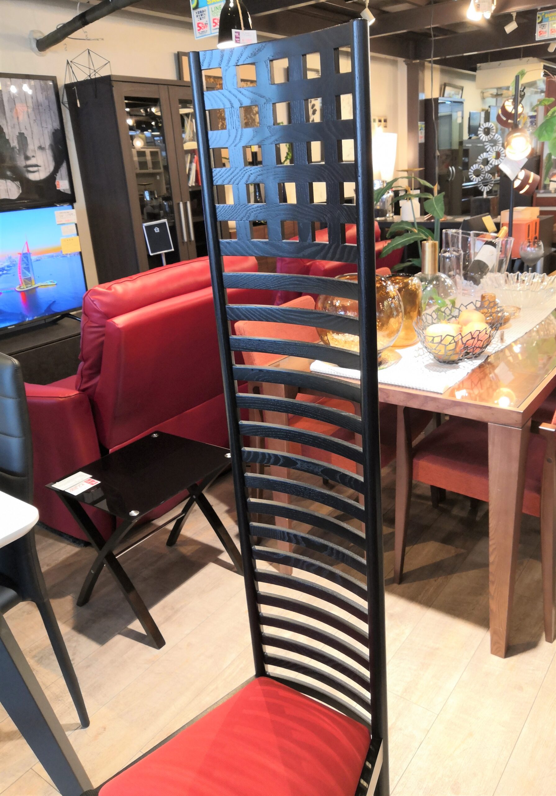 中古品】マッキントッシュ デザイナーズ家具 ラダーバックチェア