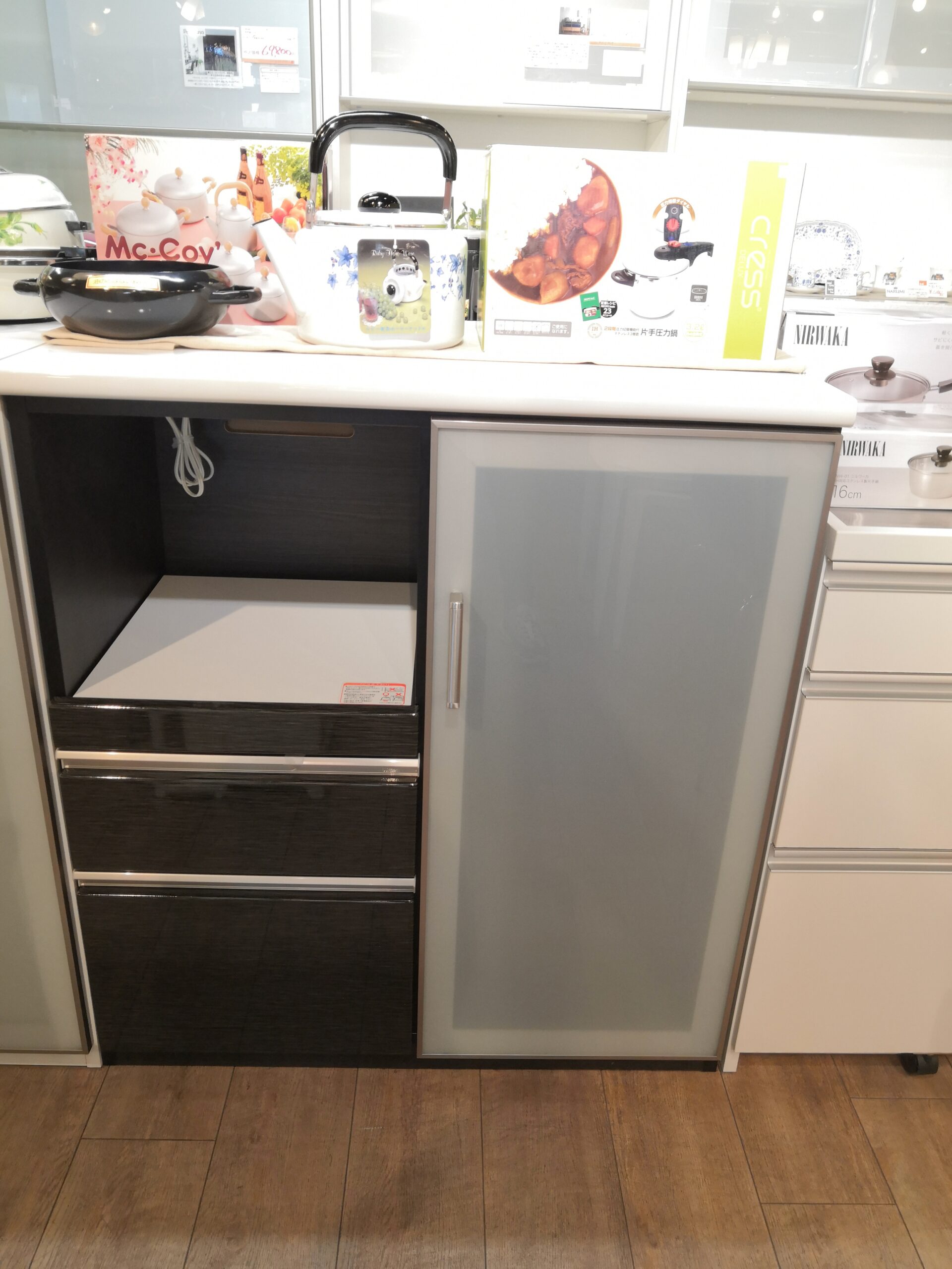 中古】 NITORI ニトリ Nポスティア ポスティア 背面化粧板 ブラック