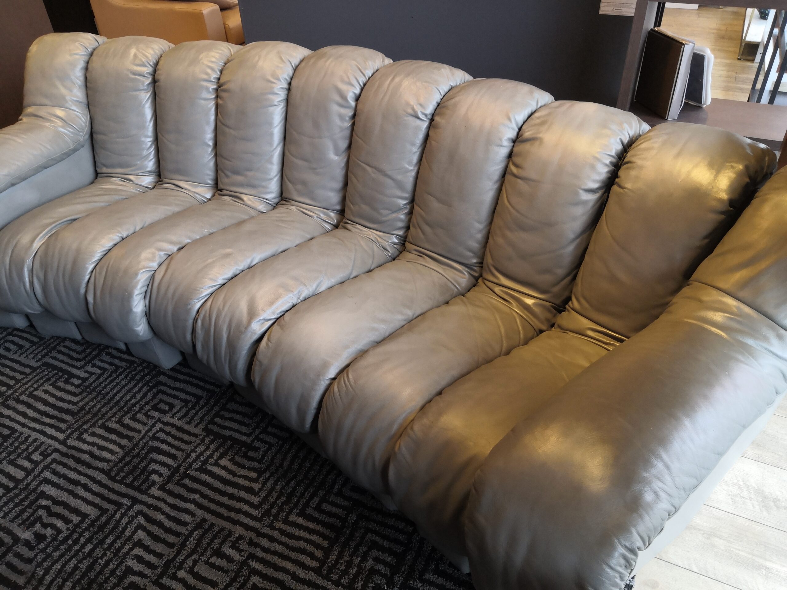 最高級品】de Sede デセデ mobilia モビリア グレー DS-600 Snake