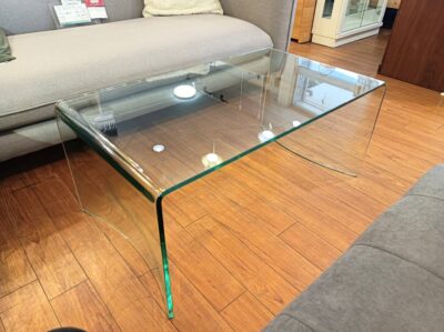 Francfranc フランフラン コーヒーテーブル ガラステーブル 1枚ガラス