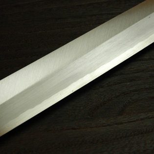 切付柳刃包丁 青鋼 尺2 鞘付 【包丁の＠堺英】