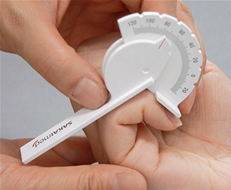 1）角度計を使った関節可動域の評価（角度計シリーズ） | 酒井医療