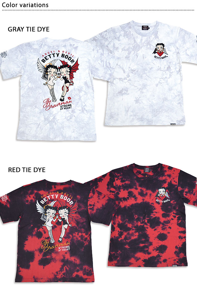 BR×BETTYコラボ 天竺半袖Tシャツ The BRAVE-MAN BBB-2316 ブレイブマン