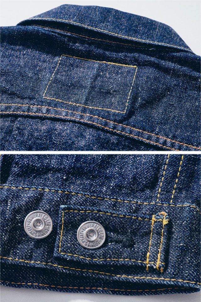 男気15oz刀耳セルビッチ デニムジャケット 3rd Type サムライジーンズ