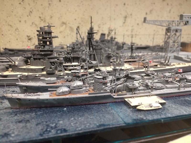 艦船模型 製作後はジオラマ製作も楽しめる｜桜坂艦政本部【艦船模型