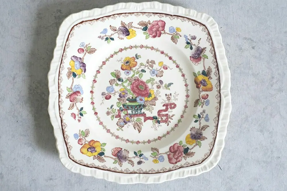 ヴィンテージMASON'Sプレート イギリス 西洋と東洋の美をミックスさせ