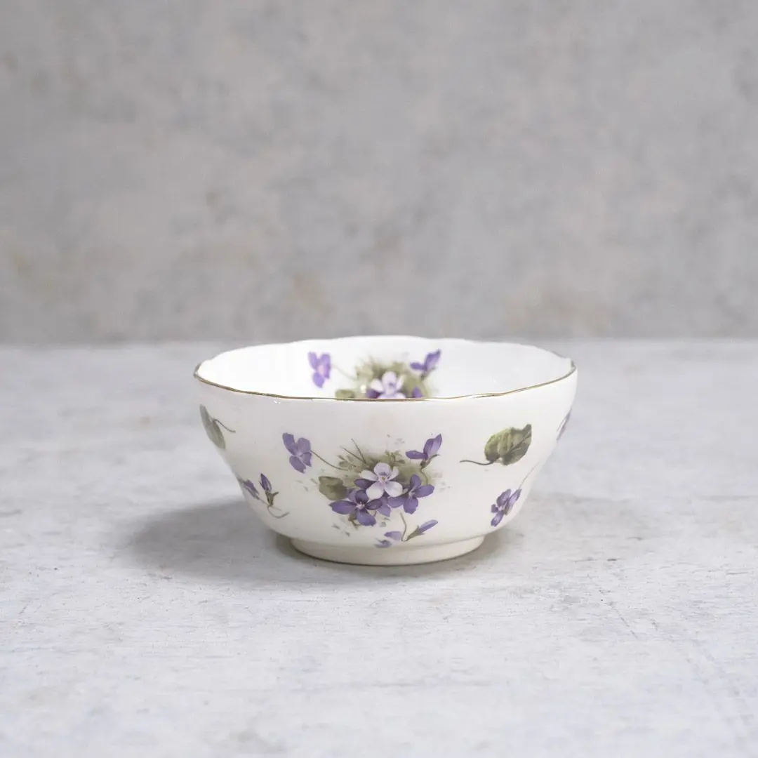 アンティークシュガーボウル Hammersley(ハマースレイ) 菫 イギリス