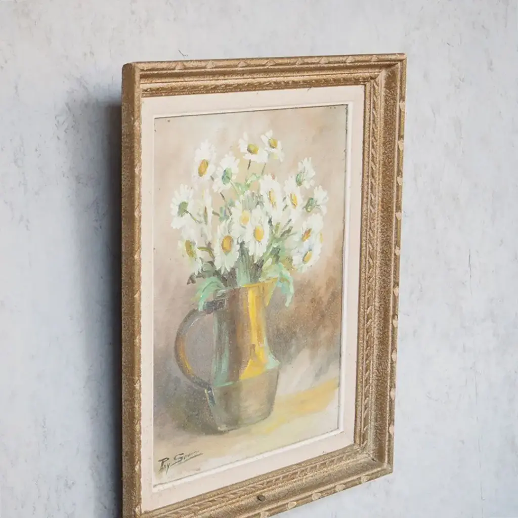 ヴィンテージピクチャー 油絵 イギリス 絵画 | 雑貨とアンティークのお