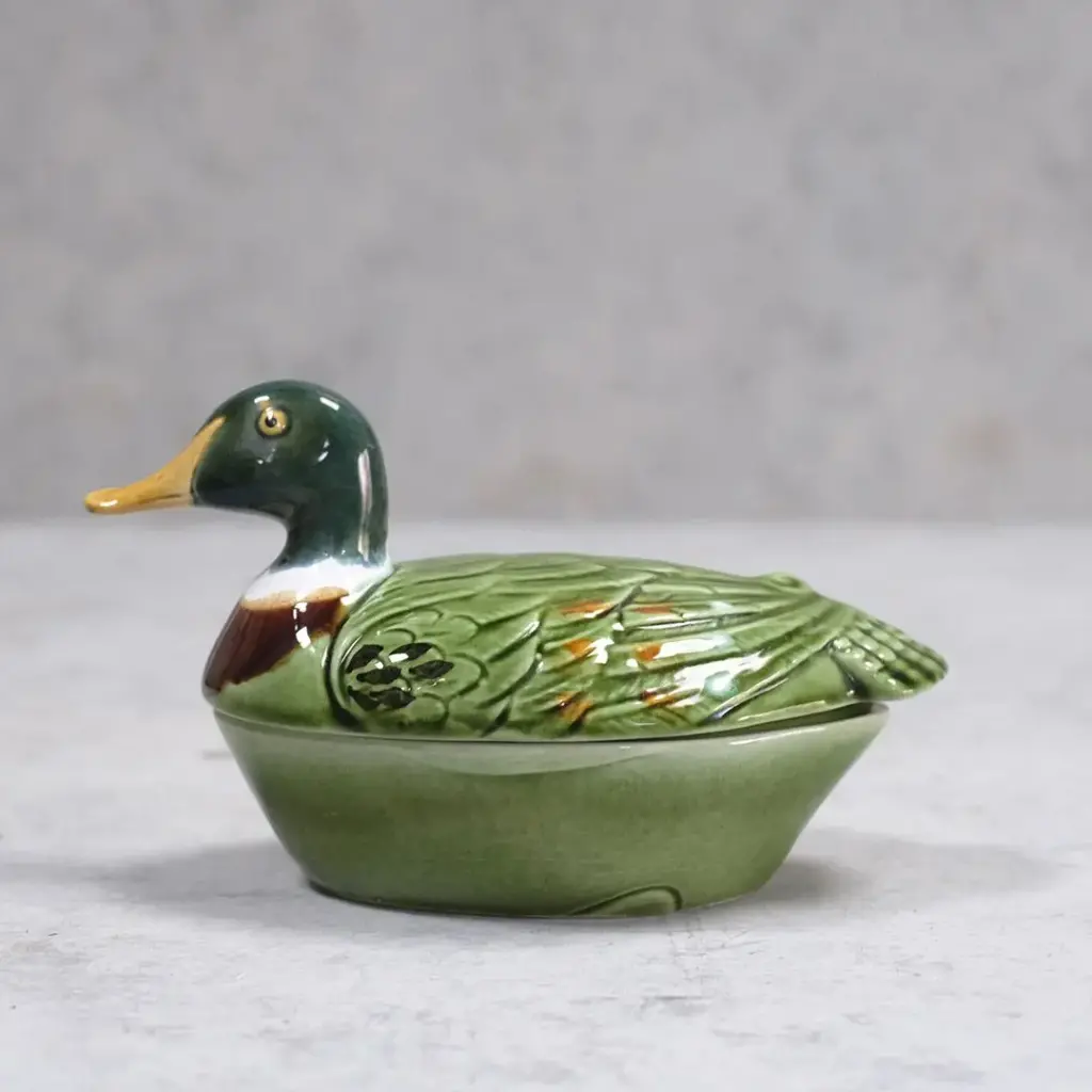 ヴィンテージ ダックテリーヌポット Michel Caugant(ミッシェル