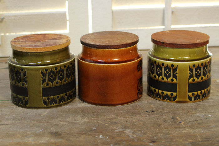 ヴィンテージHORNSEAショートキャニスターSALT | 雑貨とアンティークの