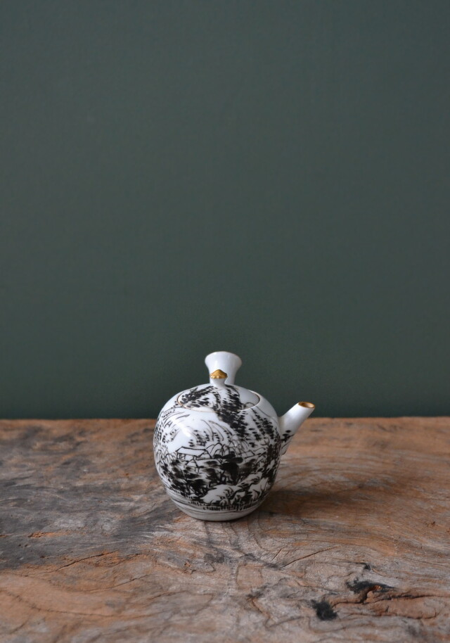 Antique Sam's Collection 高橋道八 煎茶器 急須 茶碗4客セット 薫蘭