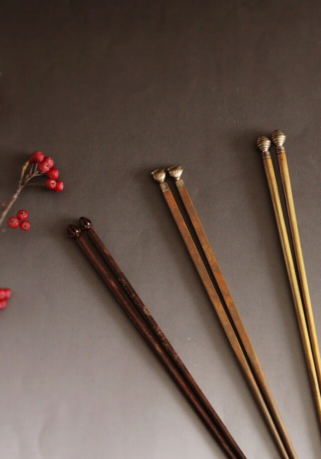 火箸 三種 火鉢 手あぶり 卓上火鉢 古道具 風炉 民藝 炉 茶道具Antique