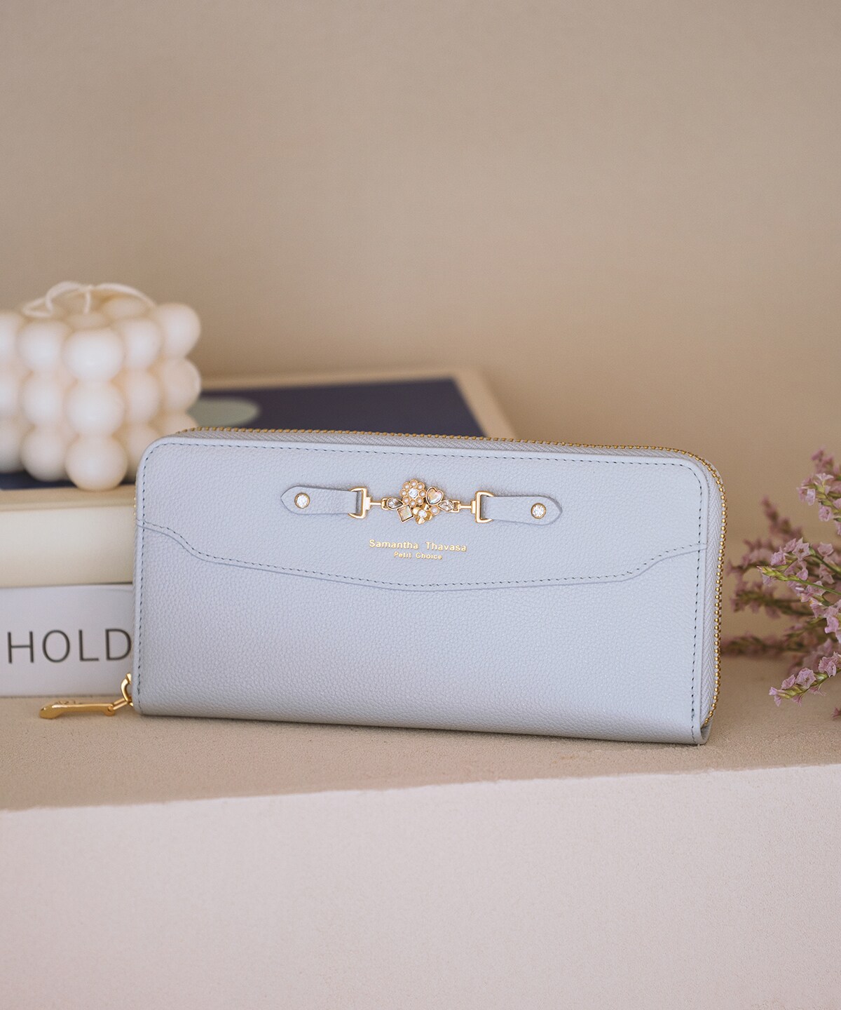 フラワービット 長財布(FREE ライトブルー): Samantha Thavasa Petit