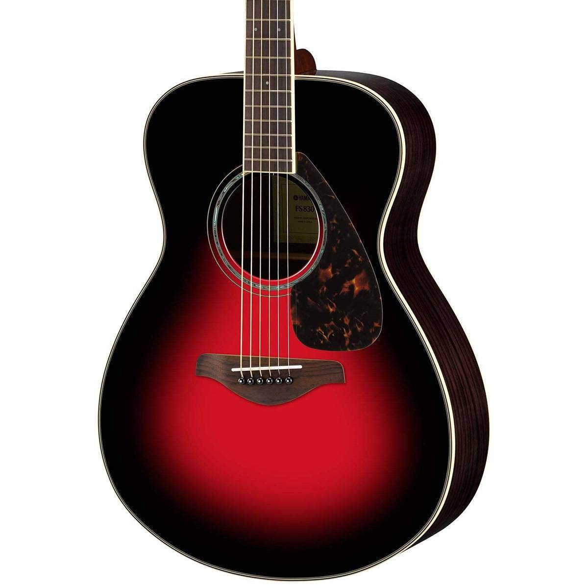 Buy sasku Yamaha FS830 Concert Acoustic Guitar Dusk Sun Red | Sam