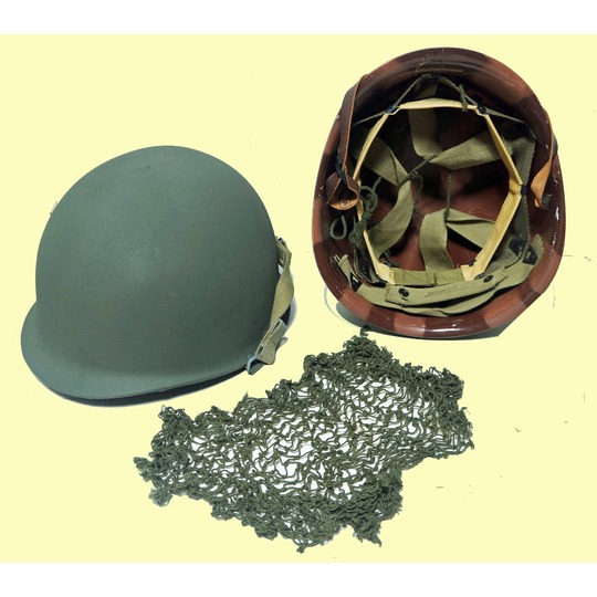 WW2 米軍・M-1ヘルメット/第2レンジャー大隊(プラ製シェル/プラ製