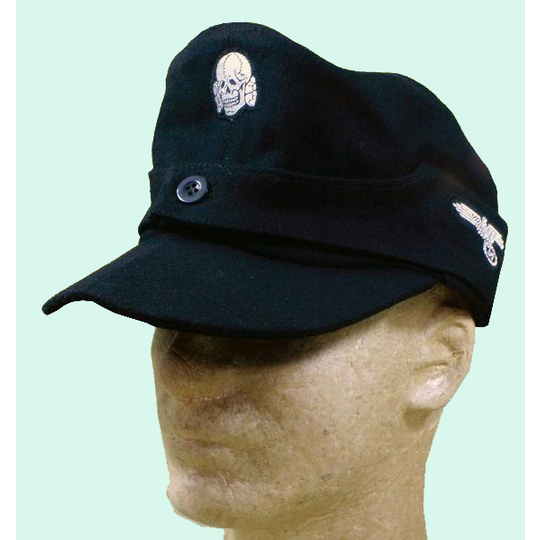 ドイツ軍・W-SS/戦車兵用M43兵下士官規格帽/帽章付/サムズ製 商品詳細