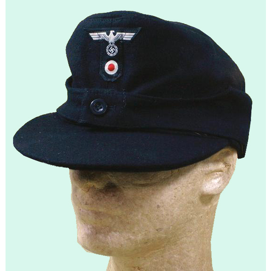 ドイツ軍・WH（陸軍）戦車兵用M43兵下士官規格帽/帽章付/サムズ製 商品