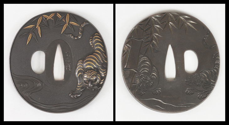 鍔：猛虎図 Tsuba:Mouko Zu