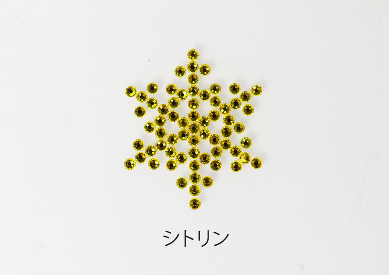 プレシオサデコシート(Hotfix) 雪の結晶 小サイズ- 2-ラインストーン