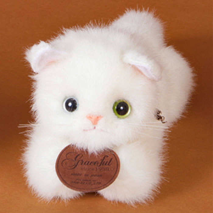 寝そべりCAT 白猫｜三英貿易株式会社