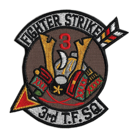 自衛隊 空自 パッチ アップリケ 三沢 3SQ 兜武者 SANKICHI OFFICIAL
