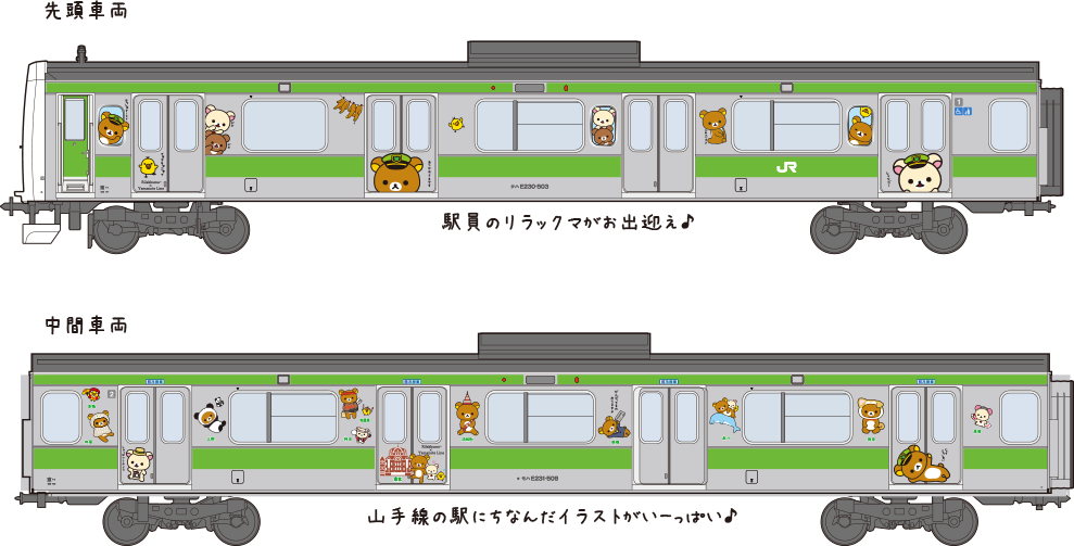 San-Xネット リラックマとごゆるり山手線さんぽ