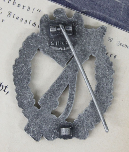 S＆Graf / 【3211】NS. 歩兵突撃章[いぶし銀]