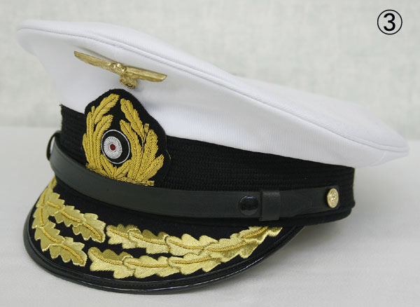 S＆Graf / 【1252】NS. RL 海軍用ホワイトトップ制帽