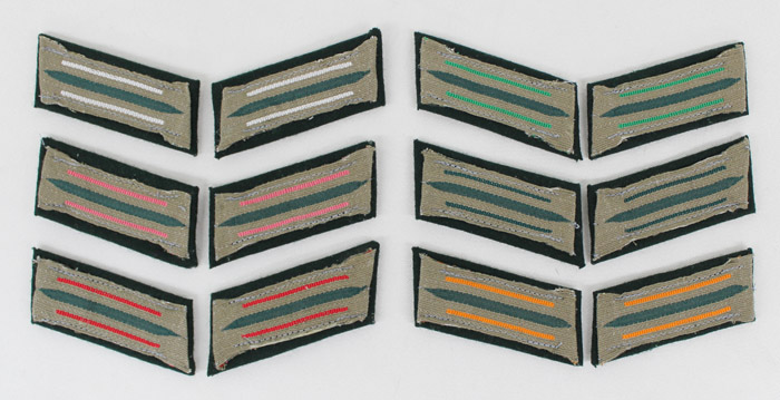 S＆Graf / 【3423】NS. 陸軍 兵科色入り兵用襟章[組立品]