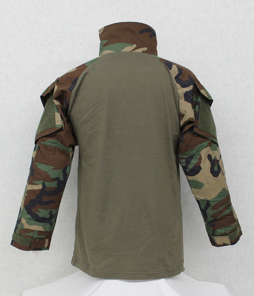 S＆Graf / 【3222】US. コンバットシャツ[ウッドランドカモ] Sのみ