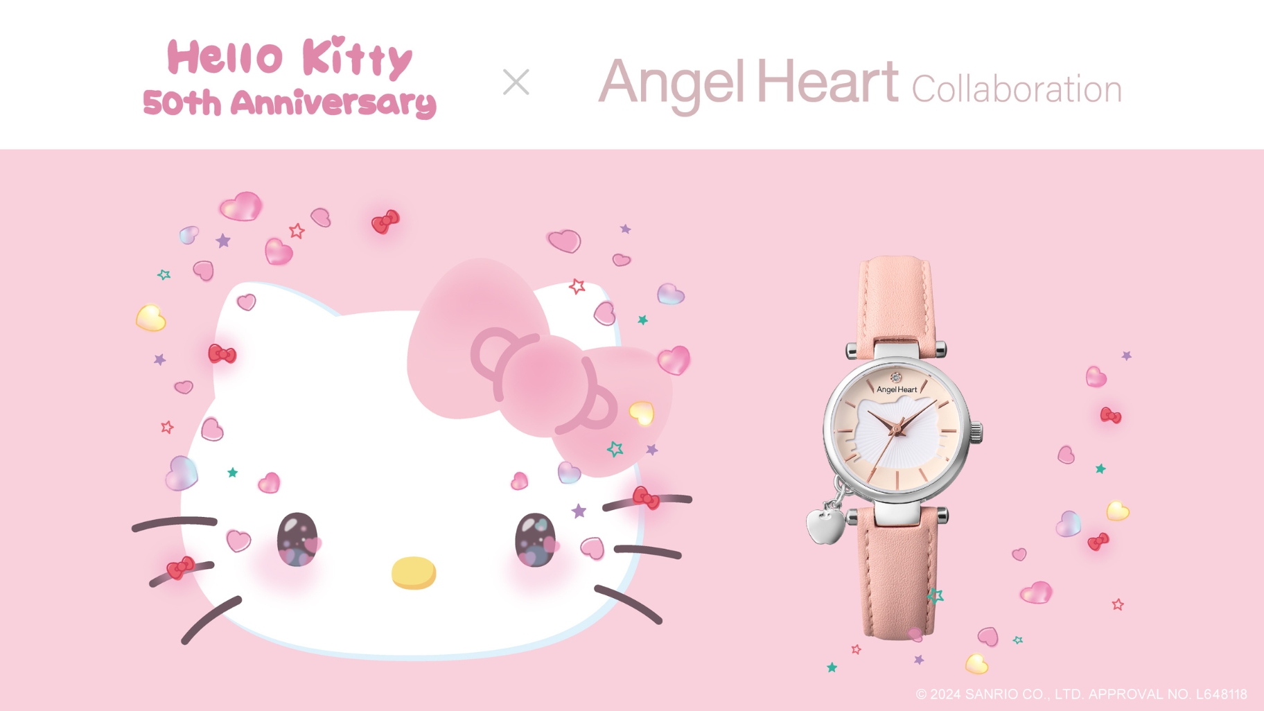 Angel Heart」とハローキティのコラボウォッチが登場♡イベントも開催