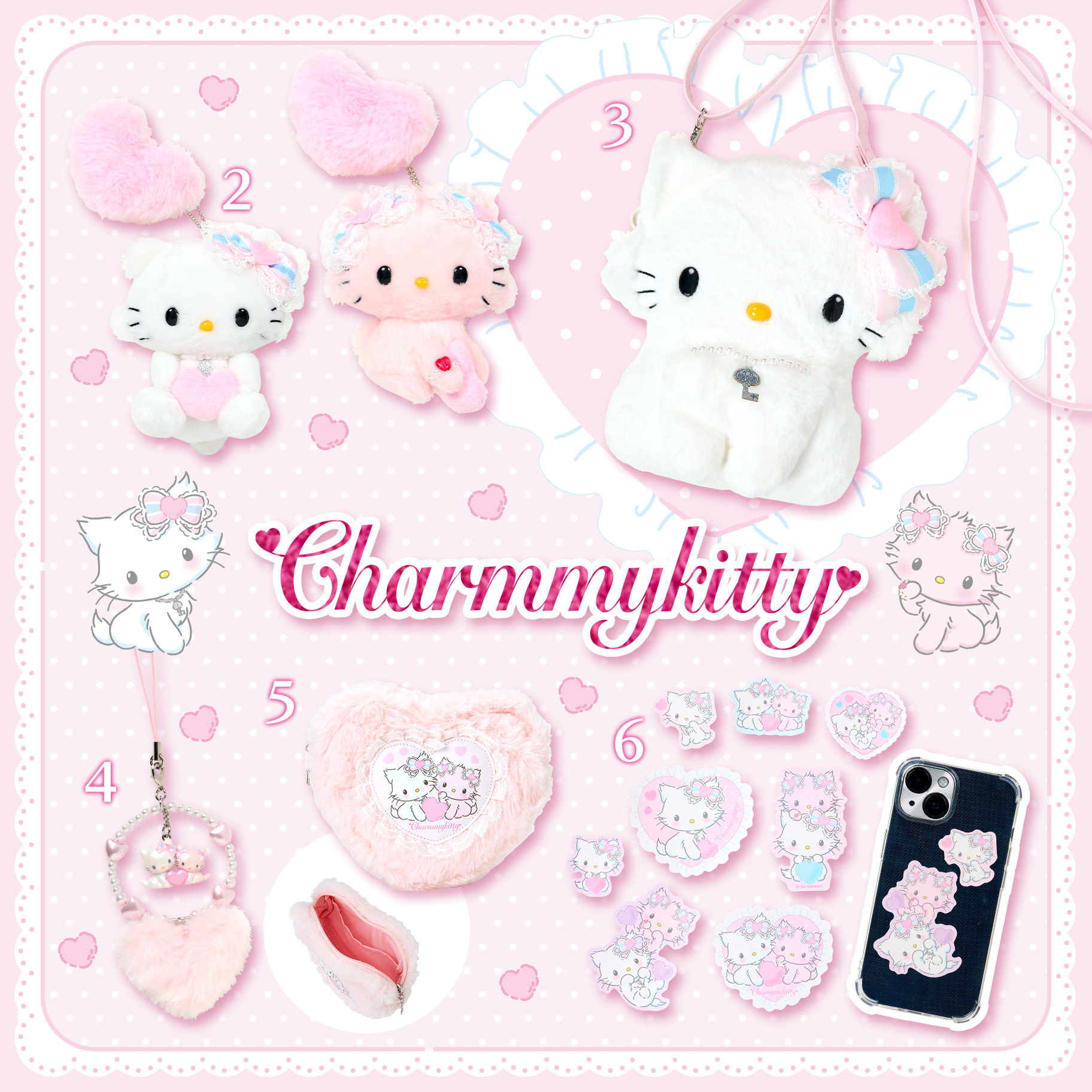 平成うまれキャラクター ふわふわハートシリーズ｜サンリオ