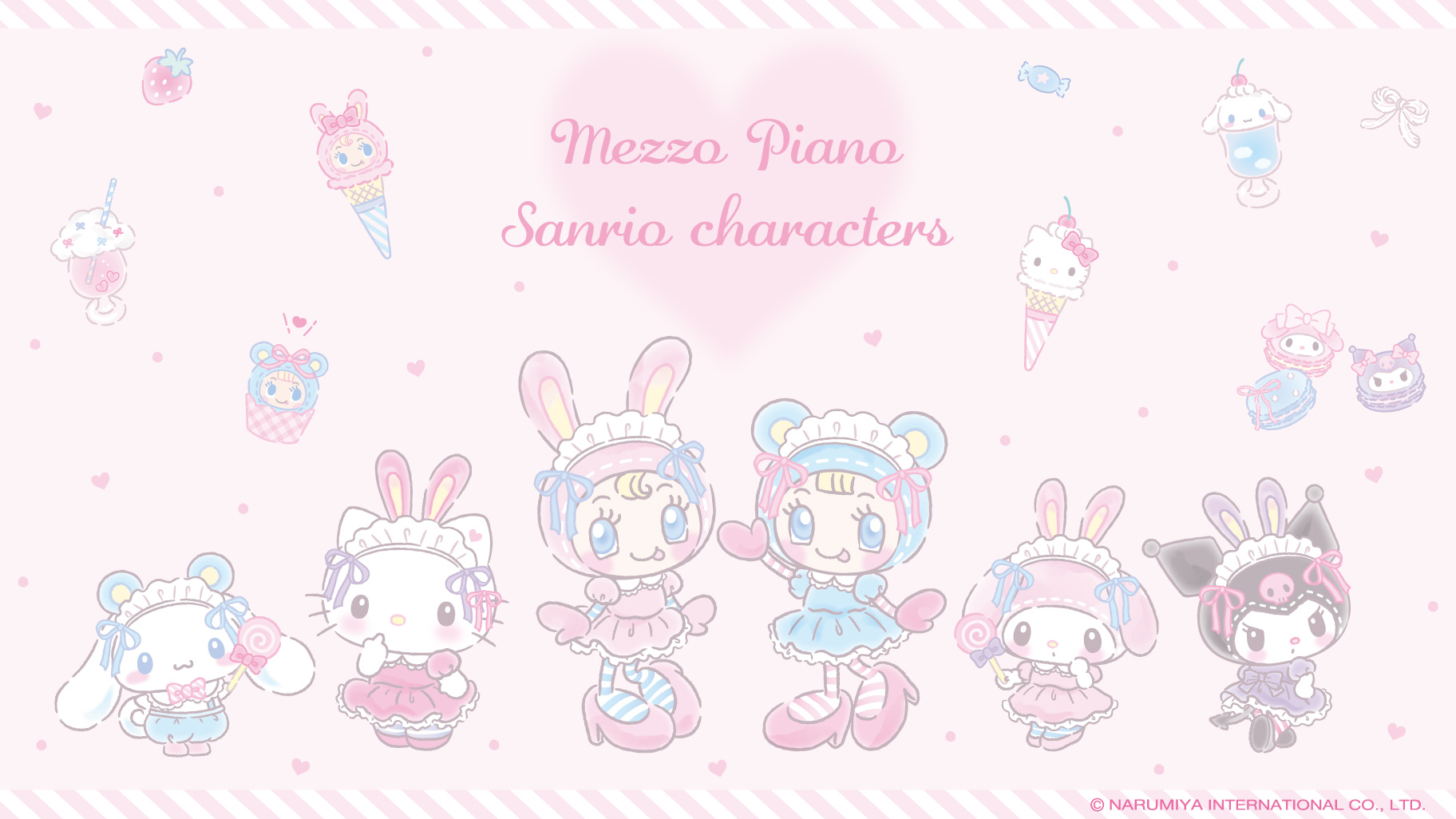 mezzo piano × サンリオキャラクターズ｜サンリオ