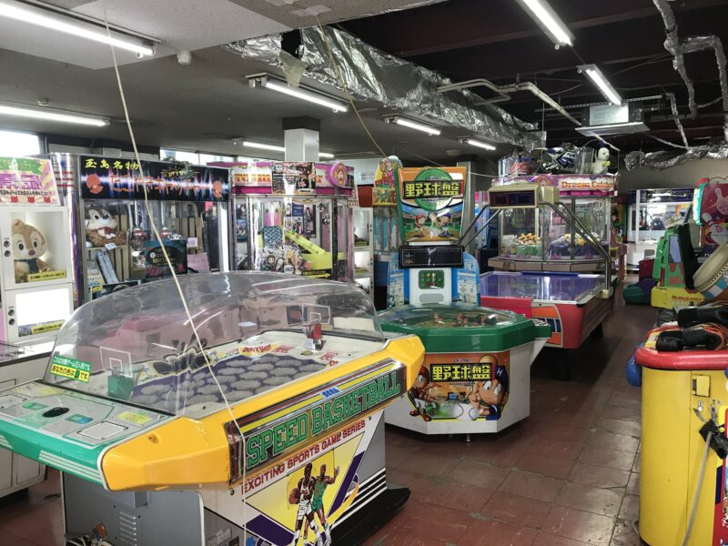 倉敷玉島『玉島プレイランド』レトロゲーム機とバッティングセンター！