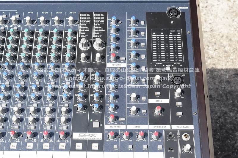 中古音響機材 YAMAHA MG24/14FX】 24ch PA/SRミキサー ｜中古 山陽電子