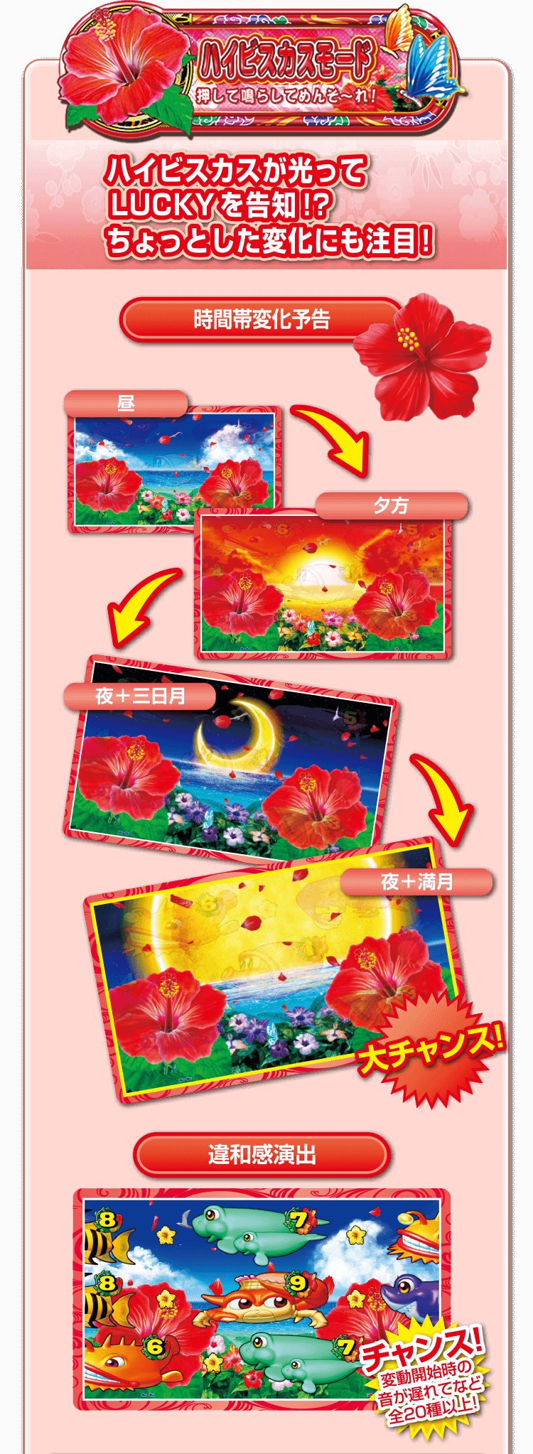 ハイビスカスモード：SANYO：CRAスーパー海物語 IN 沖縄4 with アイマリン