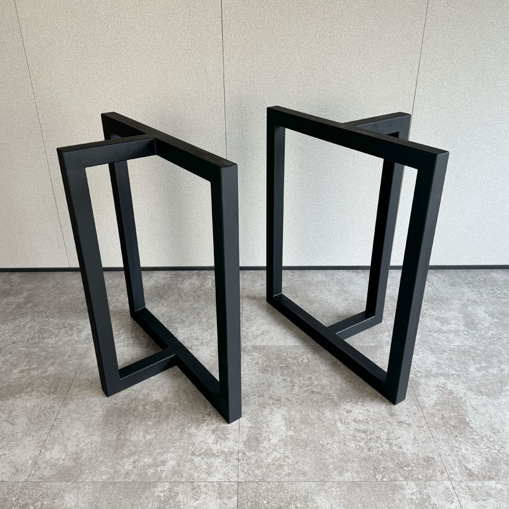 アイアンレッグ（テーブル脚）KURO/ 2脚セット - 三祐木材Web Shop