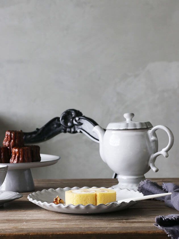 NOSSEデザートプレートTWISTグレー