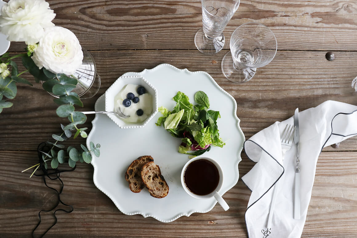 ライヒェンバッハ ドットフラットプレート33cm REICHENBACH ～サラ