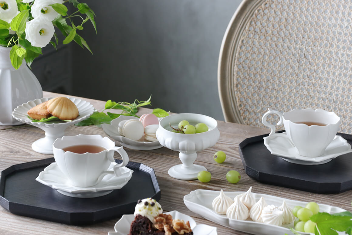 TSUM 六角盆 オリジナル 26x24cm ブラック