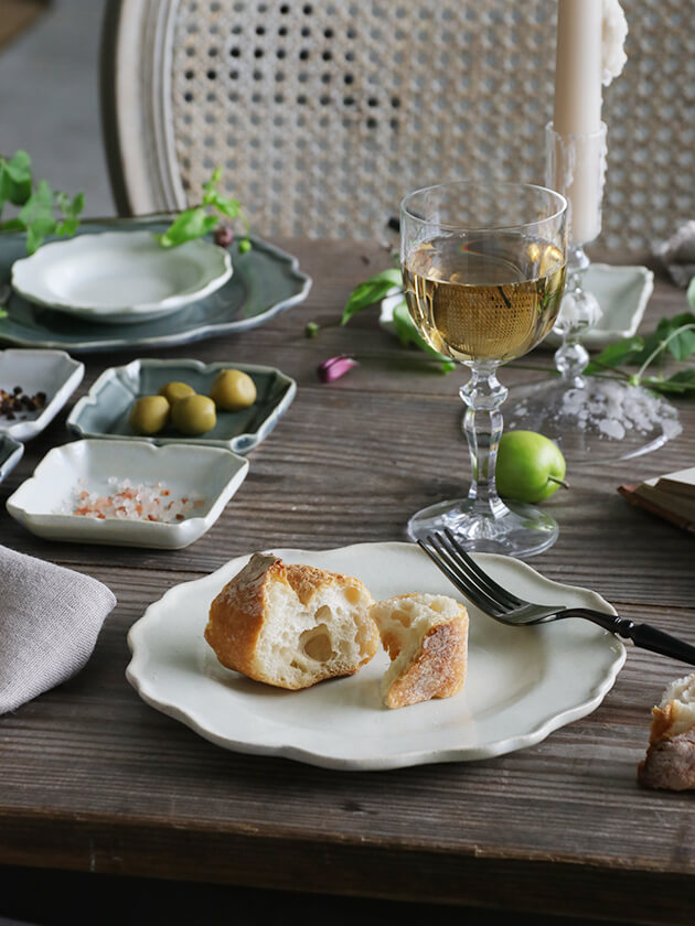 Sarah Graceオリジナルプレート ⾊と形でコーディネートを楽しむ