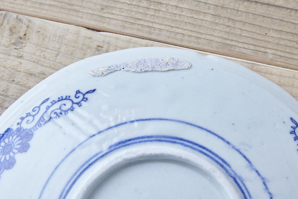 サラツギ｜アンティーク染付平皿 2枚組