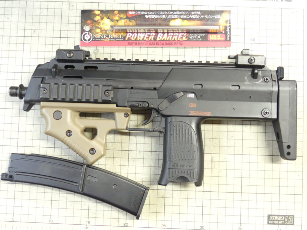 □SAATカスタムブログ□マルイ MP7A1（GBB）ガスブローバック 分解
