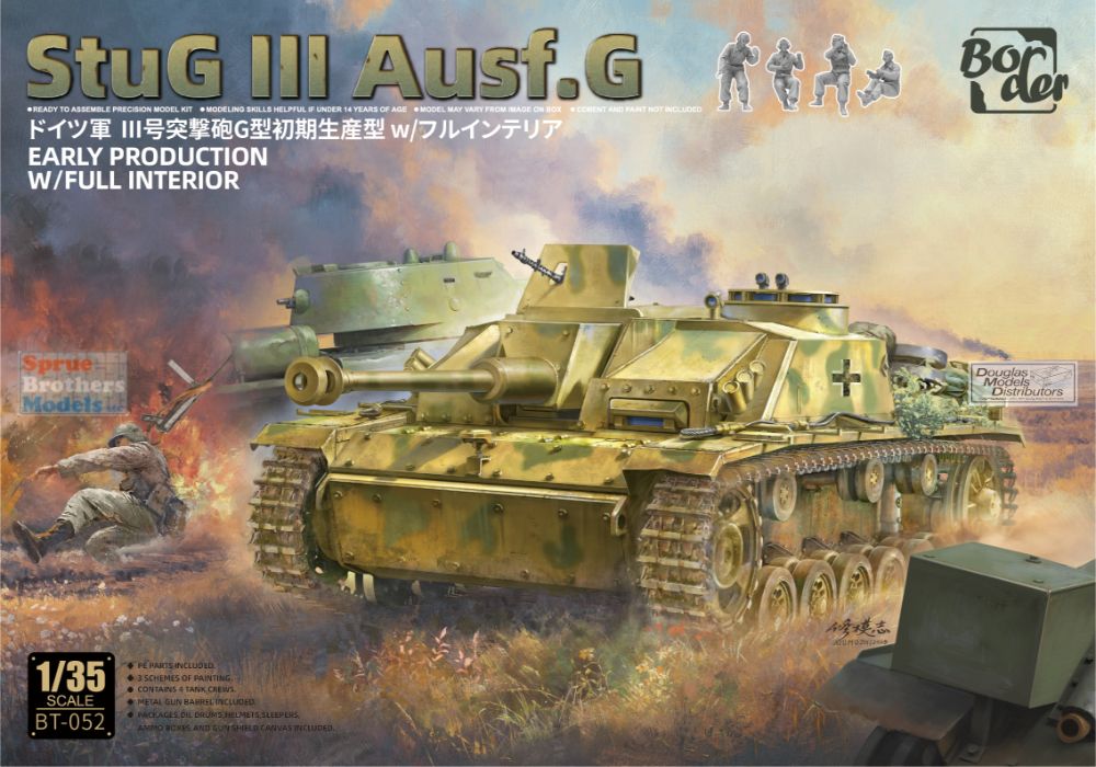BDMBT052 1:35 Border Model StuG.III Ausf.G Early with Full