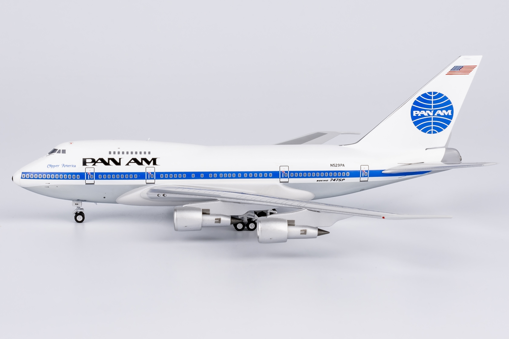 ScaleModelStore.com :: NG Models 1:400 - 07040 - Pan Am Boeing 747SP